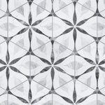 Classico Bardiglio Hex 7" x 8" Porcelain Patterned Wall & Floor Tile
