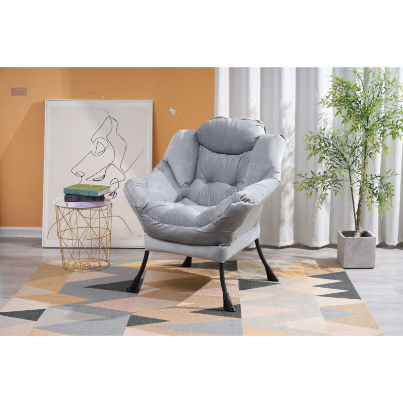 Fauteuil paresseux en tissu de coton Modern