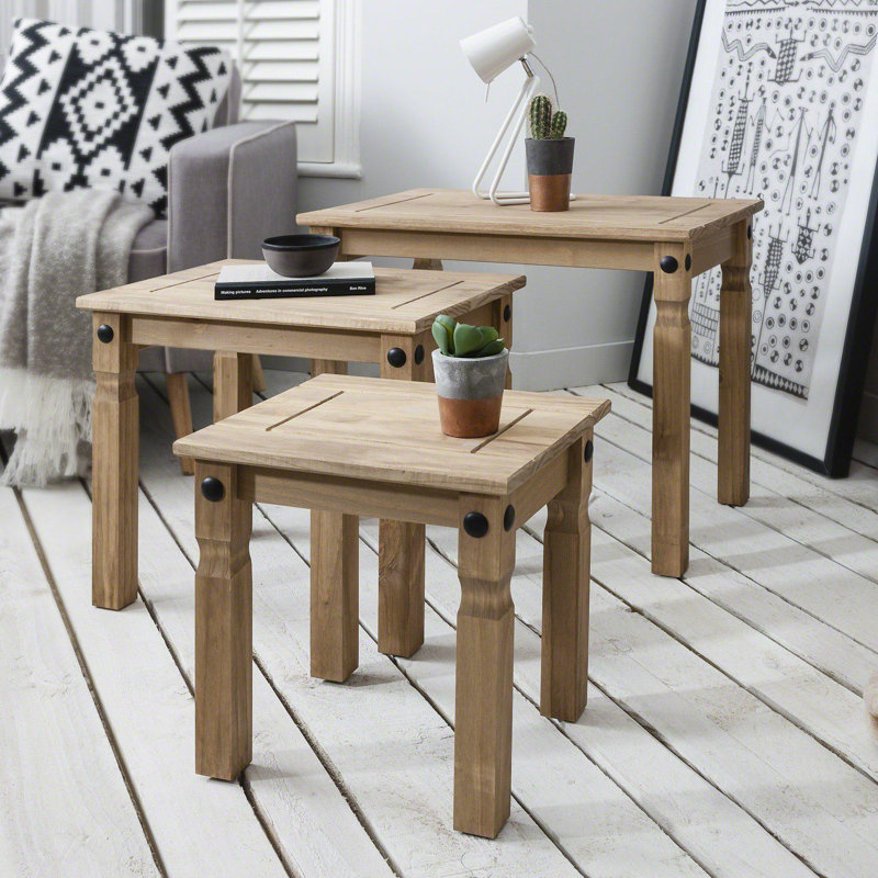 Alexandrea Solid Wood Nesting Tables