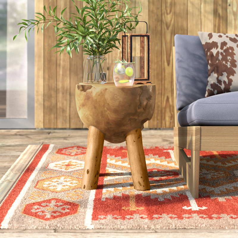 Campbellsburg Solid Wood Accent Stool
