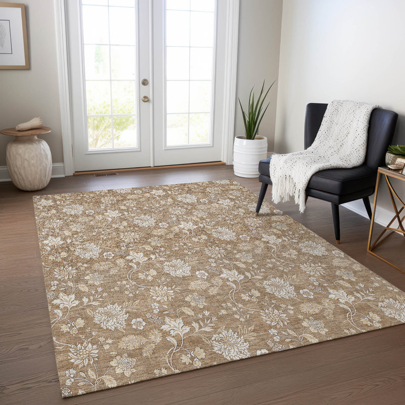 Tapis intérieur / extérieur Myqueal, Rectangle 10 pi x 14 pi