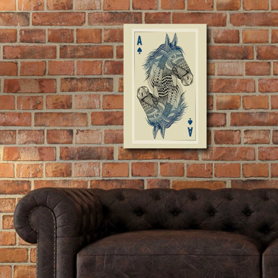 «Geo Horse» par Rachel Caldwell, art mural en verre acrylique