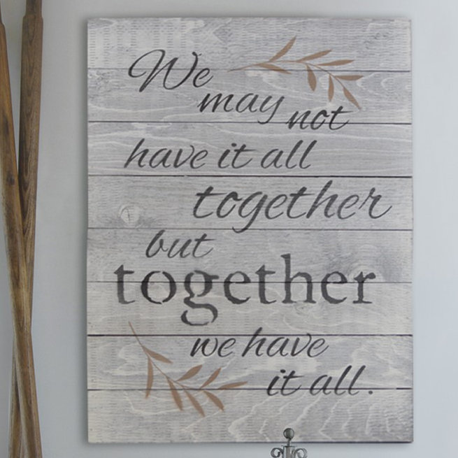 Farmhouse Wall Decor, Gray/Brown