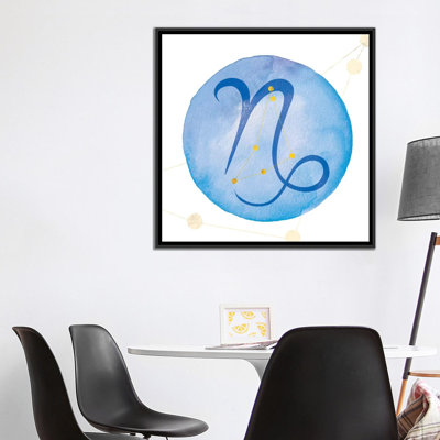 «Illumination of Capricorn with Constellation» par 5by5Collective - Impression sur toile tendue sur châssis