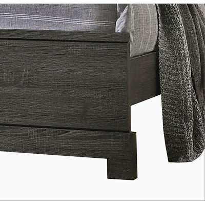 Lantha Gray Oak Finish EK Bed