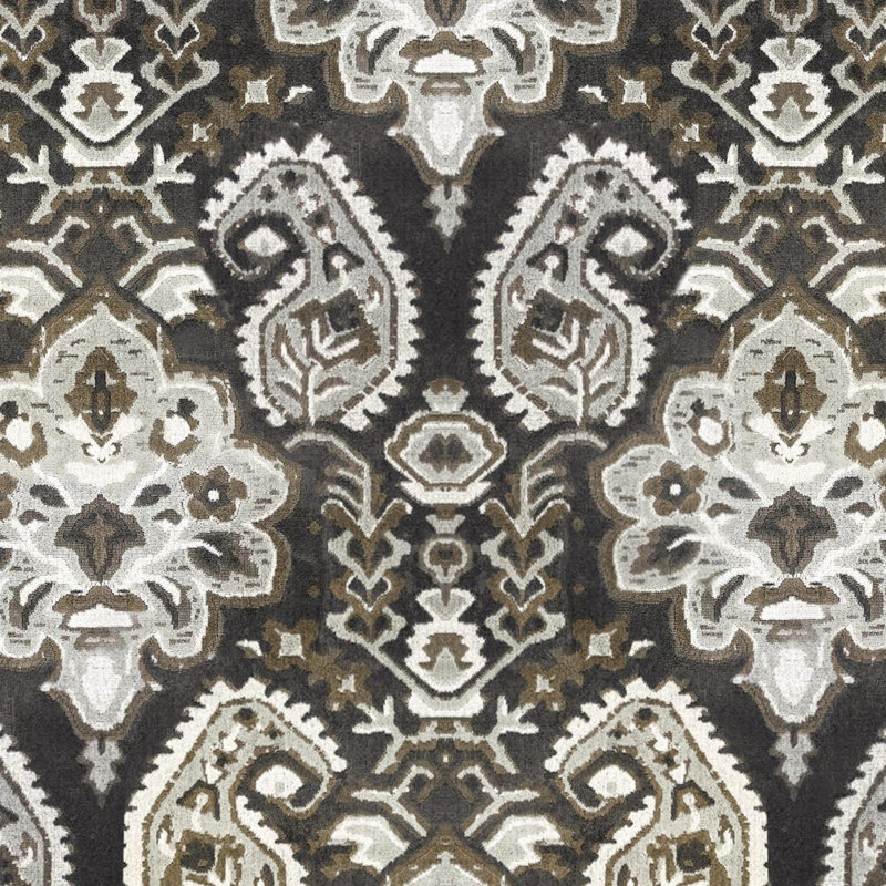 La Boheme Oushak Fabric, Smoke