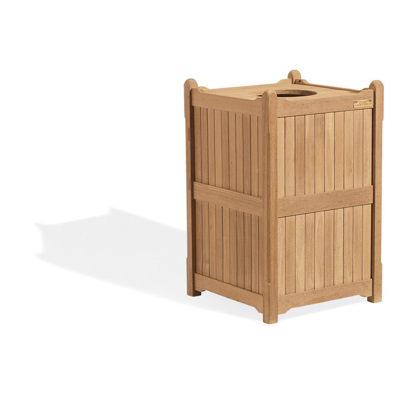 Poubelle et poubelle de recyclage 20 gallons Shanda, Naturel