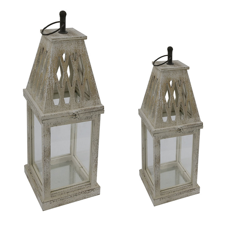 Ensemble de 2 lanternes Ramsey - blanc