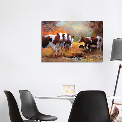 Calf by Willem Haenraets - Wrapped Canvas Painting