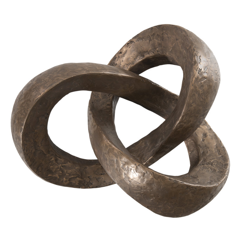 Trifoil Abstract Coffee Table, Bronze