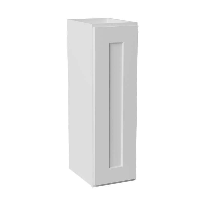 Armoire de cuisine en bois massif prête à assembler, H 30 po x l 9 po x P 12 po, White