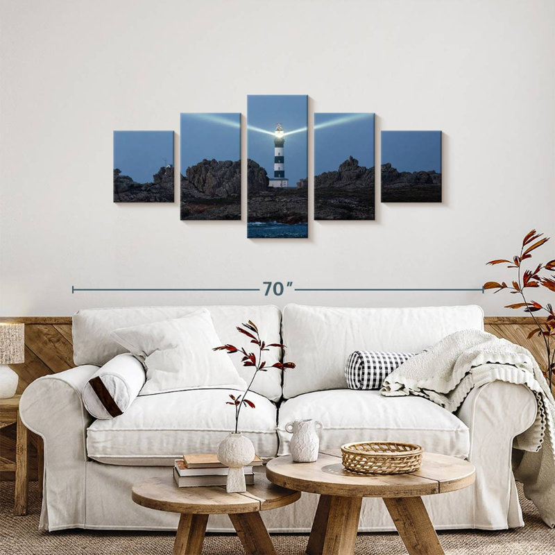 Creach Point Lighthouse, 24" H x 55" W