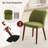 Mid Century Modern Dining Chairs Set of 6, Upholstered Accent with Wood Legs, Kitchen Chairs with Hardwood Frame-861744059