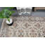 Tapis turc vintage fabriqué à la main avec un design oriental unique pour le décor de salon beige / vert