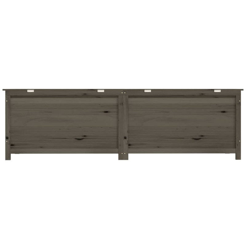 Water Resistant Fir Solid Wood Deck Box, Anthracite