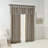 Twist Tab Lined Window Curtain Panel Pewter 50X84"