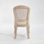 Chaise rembourrée avec pieds en bois