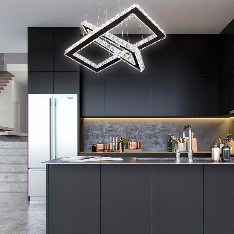Olivianna 2 - Light LED Geometric Chandelier