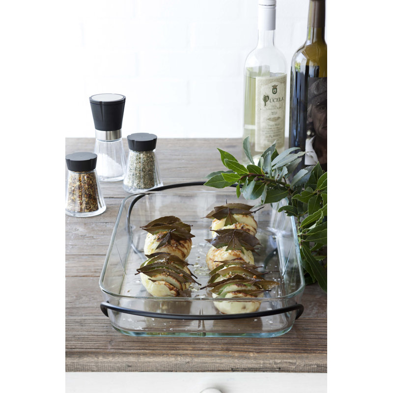 Grand Cru Rectangle Lead-free Glass Baker