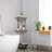 Triangle Solid Wood Corner Shelf