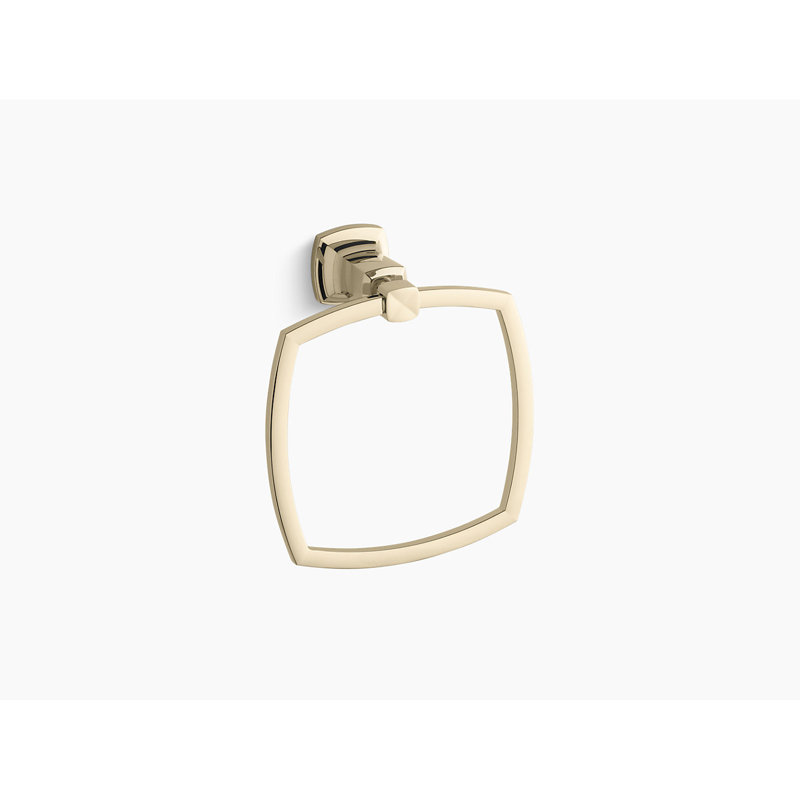 Margaux® Wall Mounted Towel Ring, Vibrant French Gold