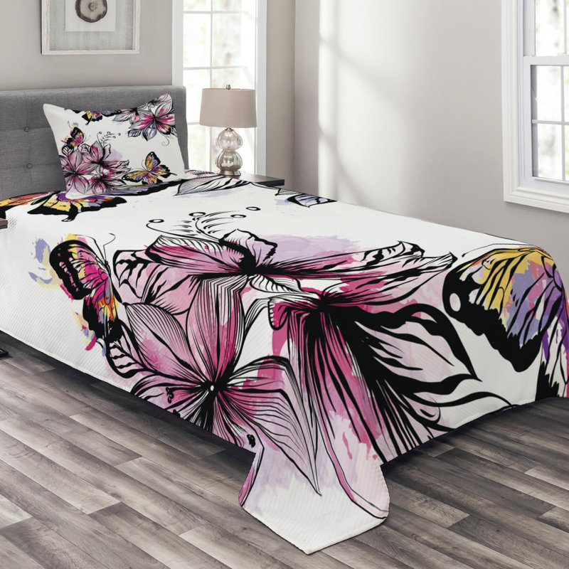 Farmhouse / Country Coverlet, Twin Coverlet + 1 Sham