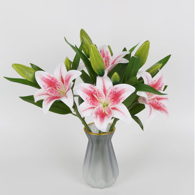 4 pièces fleur de lis artificielle