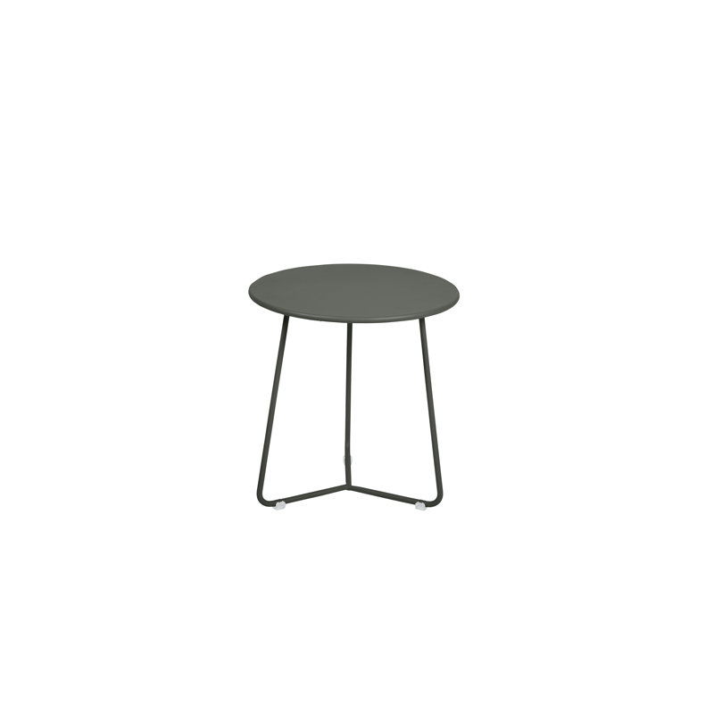 Cocotte Outdoor Round Side Table, Rosemary, 14" H x 13.5" L x 13.5" W