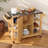 Solid Wood Patio Bar Serving Cart-437815034