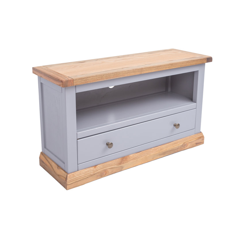 Abington TV Stand, Brown/Grey/Brown/Brass