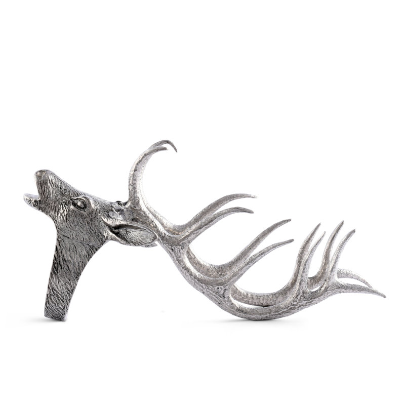 Lodge Pewter Elk Head Napkin Ring