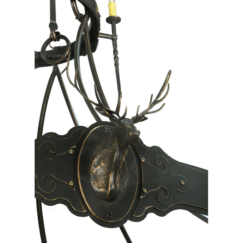 Rustic Lodge 12 - Light Chandelier