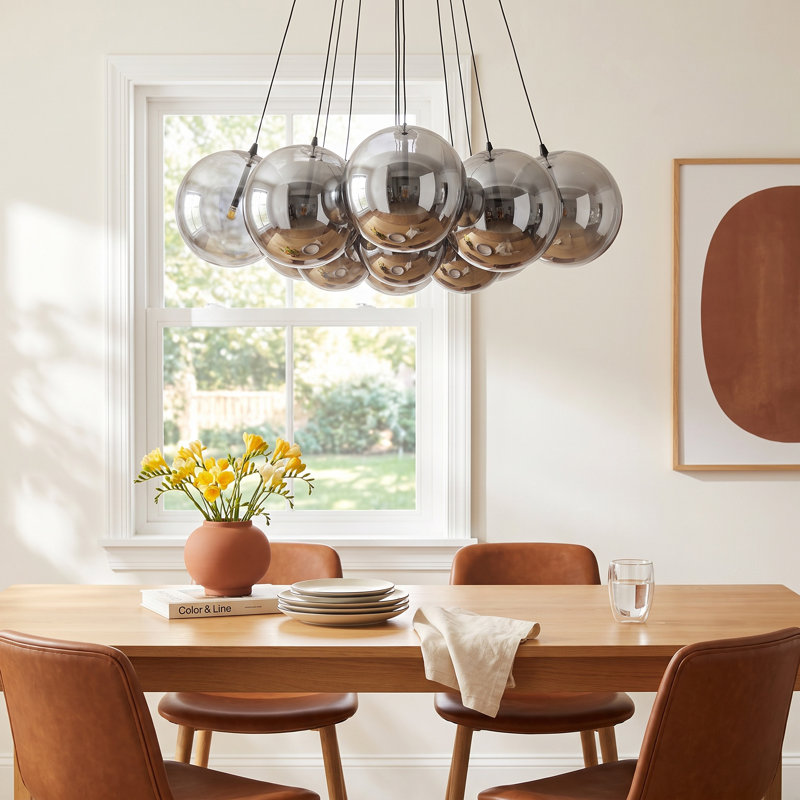 Celica 12 - Light Cluster Pendant, Black