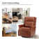 Manning 29.6'' Wide Genuine Leather Manual Recliner