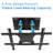 Mount-It Full Motion Large TV Wall Mount w/ Extension For 40" - 80" Flat or Curved Large Screen TVs