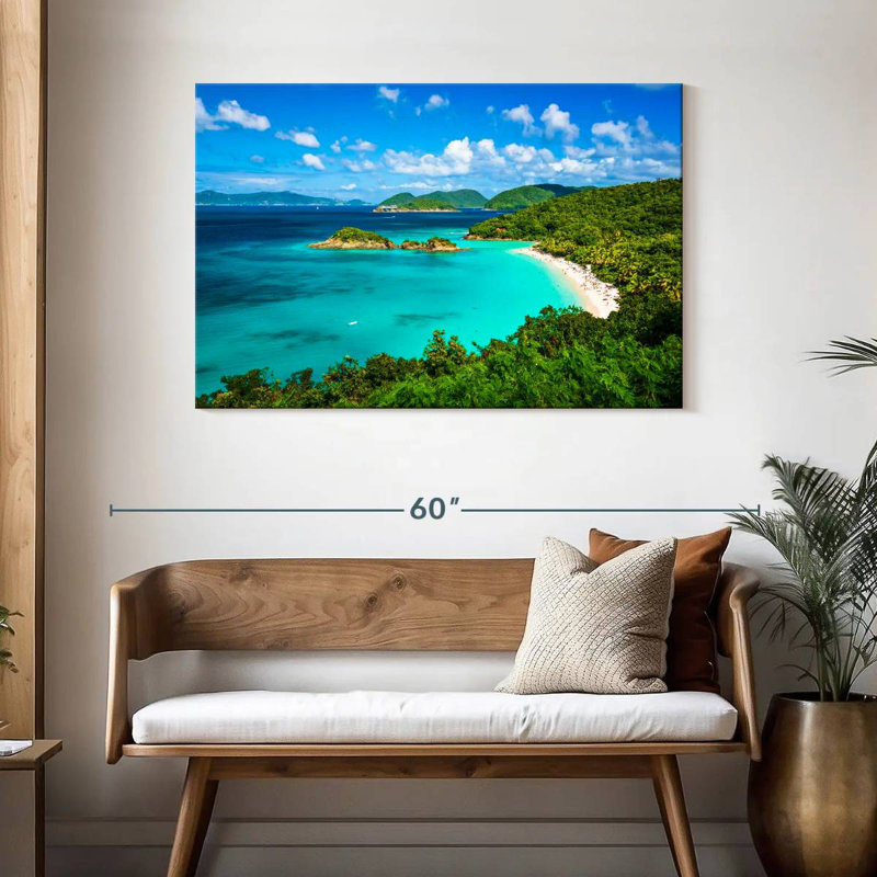 Gillard Trunk Bay Seascape, H 30 po x l 45 po