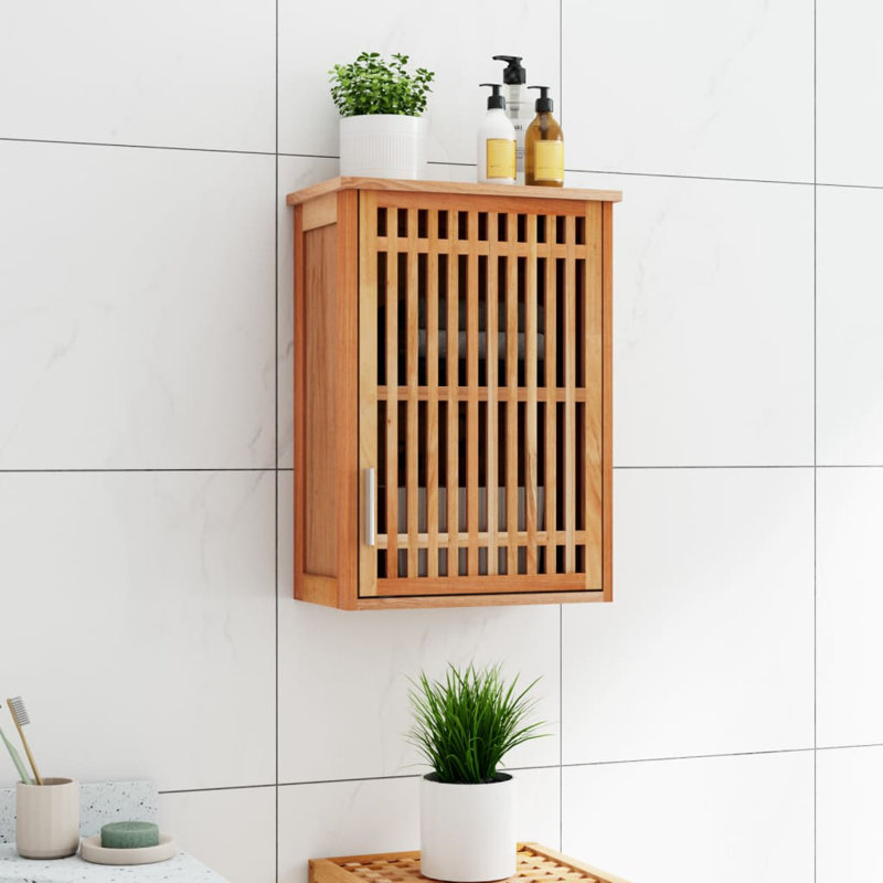 Alyicia Solid Wood Bathroom Cabinet
