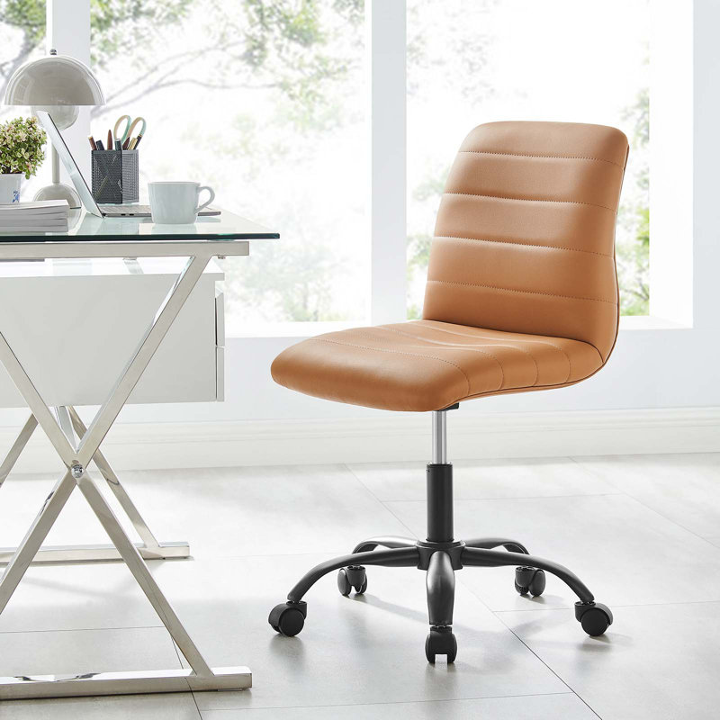 Chaise de bureau Ripple, Brun clair
