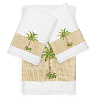 Ensemble de serviettes 3 pièces 100% coton turc Colton