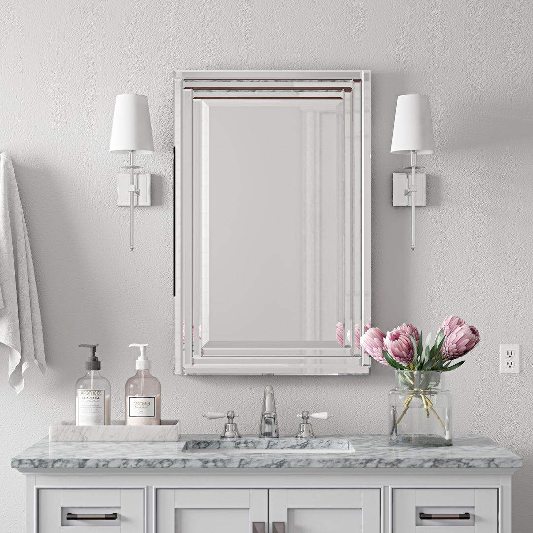Flat Wall Mirror Willa Arlo™ Interiors