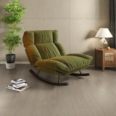Chaise berçante confortable et réglable