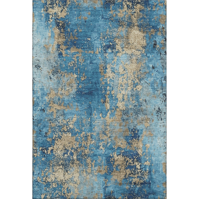 Premium Machine Washable Jacquez AMF1789 Modern Rug, Rectangle 10' x 14'