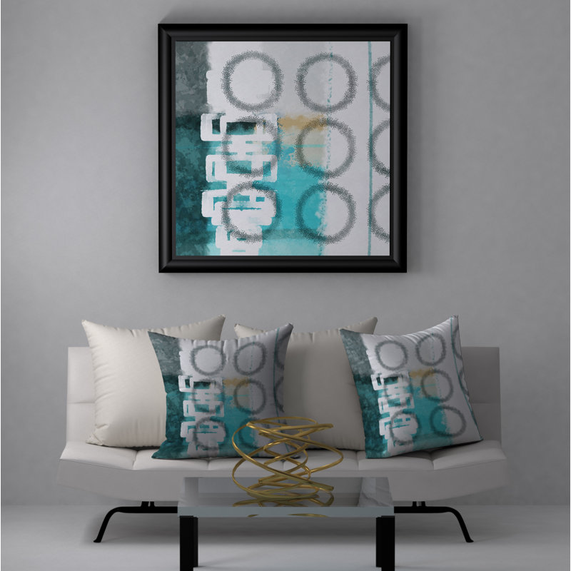 Housse de coussin carrée/insert, 20 po X 20 po