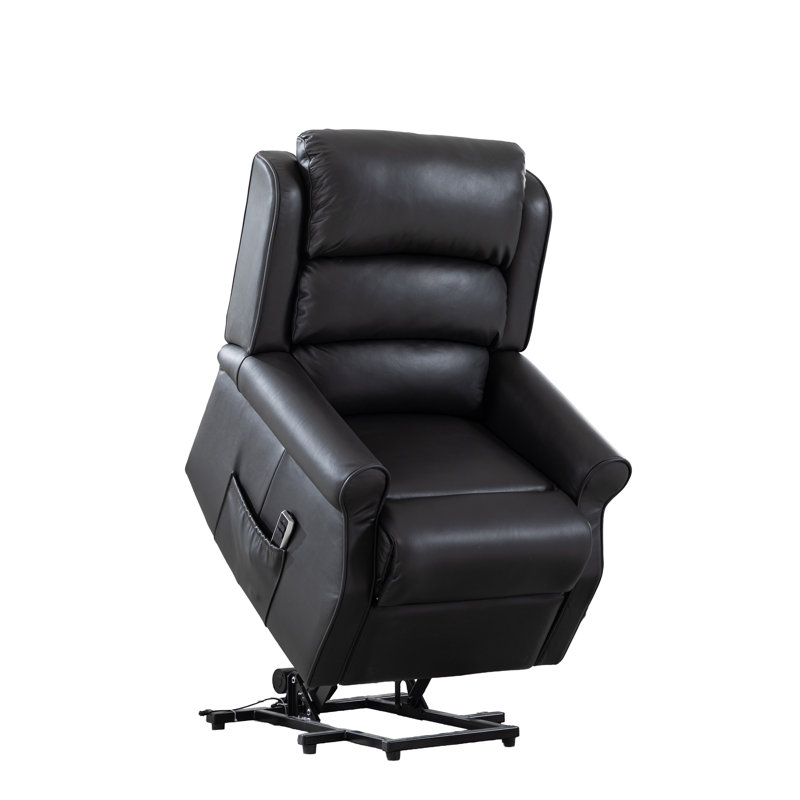 Chelly 79cm Wide Lift Assist Standard Recliner, Black