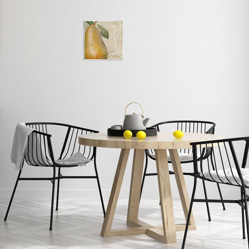 Art mural rétro sur poire français par Sasha