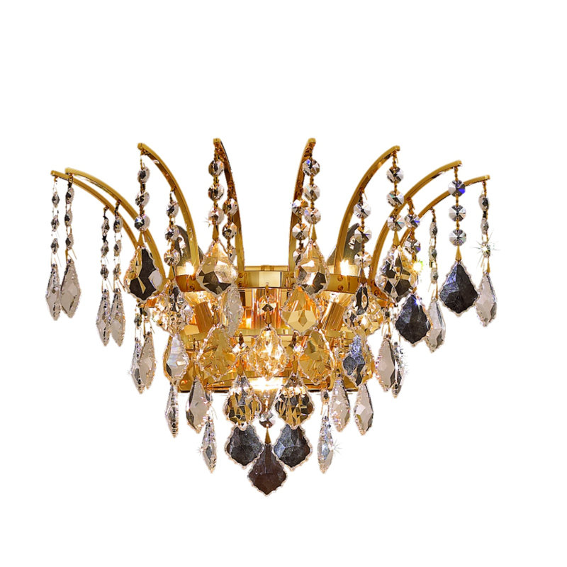 Plafonnier encastré à intensité variable à 1 lumière Phyllida, Or, Coupe royale