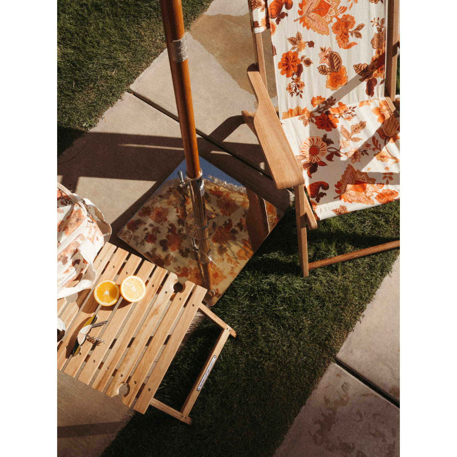Kaete Steel Free Standing Umbrella Base, Stainless Steel, Yes