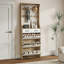 Armoire à chaussures avec 3 portes et 2 tiroirs, armoire d'entrée-1648053023
