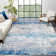 Abstract Style Area Rugs for Living Room Foldable Soft Distressed Rug Washable Rugs for Living Room Bedrooms Playroom Office Kitchen Mordern Non-Slip Rug