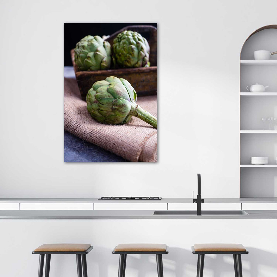 Fotodruck Fresh Artichokes